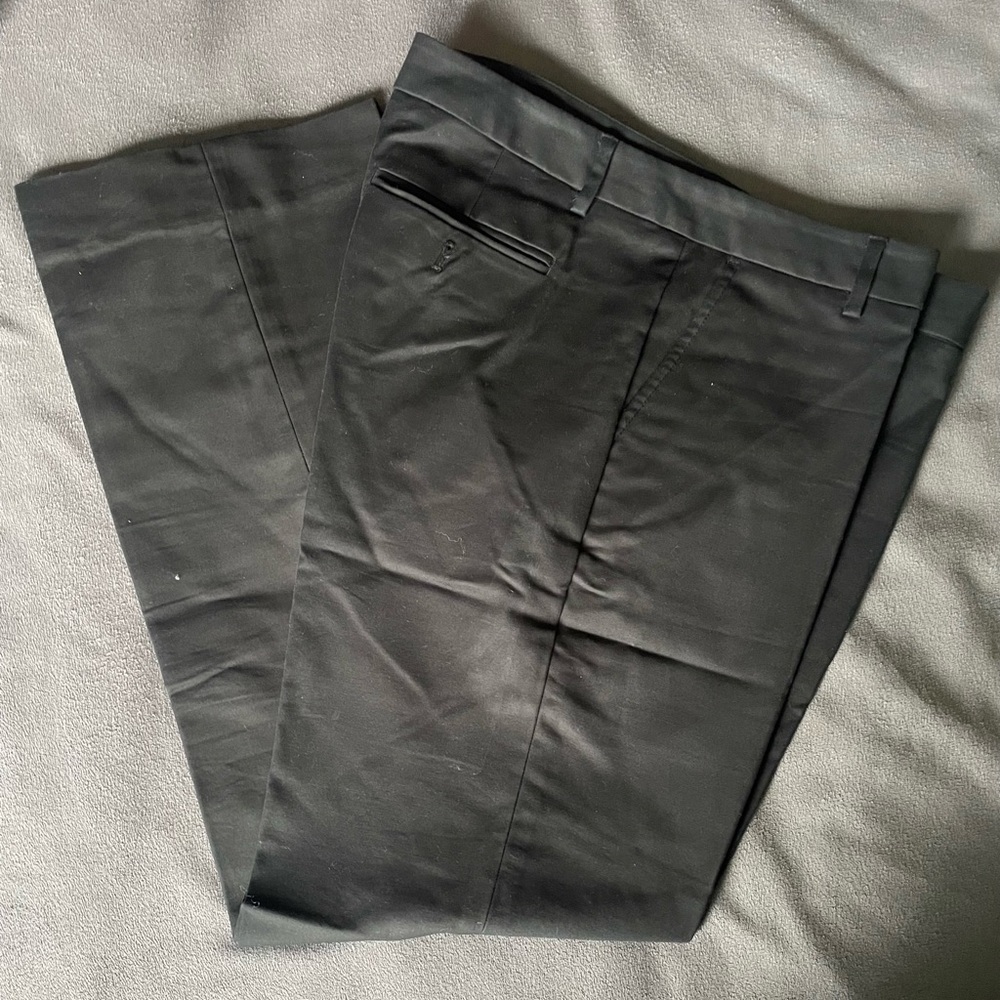 Gap straight leg pants, black, size 12